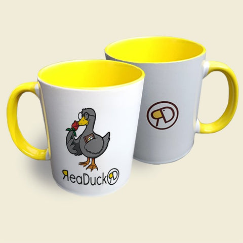 Promo Taza. Modelo Bookduck